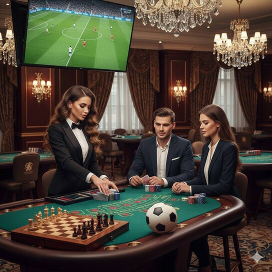 网络棋牌竞技场景